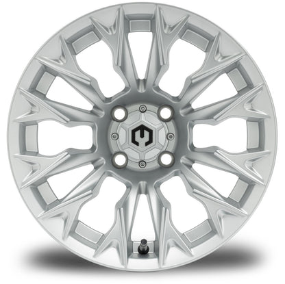 MODZ® Falcon Silver 14" Golf Cart Wheel