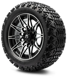 MODZ® 14" Galaxy Machined Black Wheels & Off-Road Tires Combo