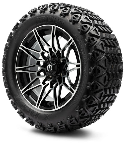 MODZ® 14" Galaxy Machined Black Wheels & Off-Road Tires Combo