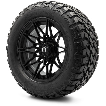 MODZ® 14" Galaxy Matte Black Wheels & Off-Road Tires Combo