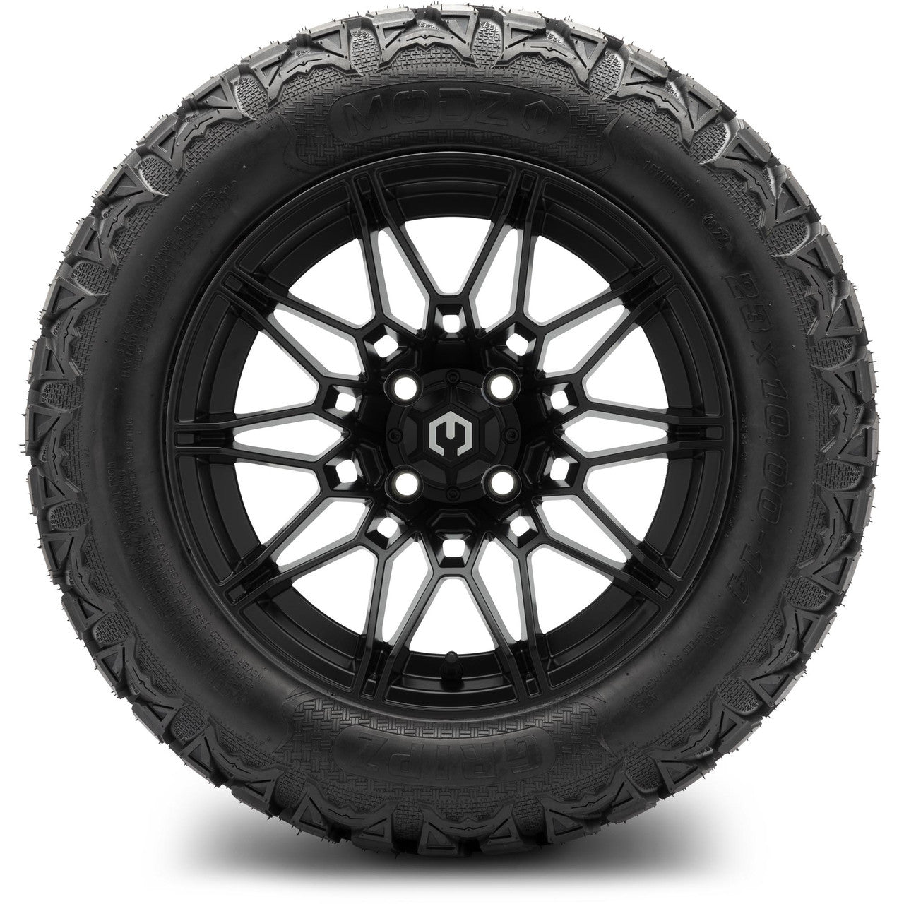 MODZ® 14" Galaxy Matte Black Wheels & Off-Road Tires Combo