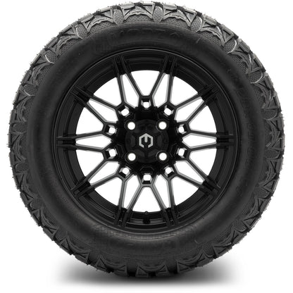 MODZ® 14" Galaxy Matte Black Wheels & Off-Road Tires Combo