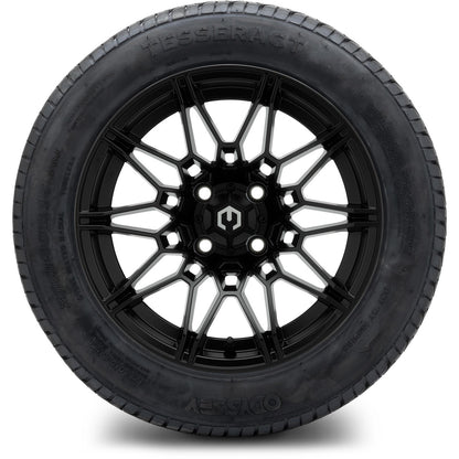 MODZ® 14" Galaxy Matte Black Wheels & Street Tires Combo
