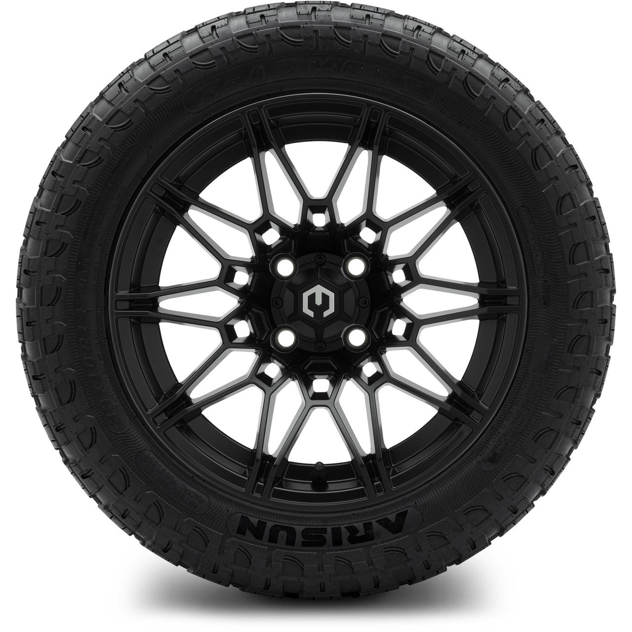 MODZ® 14" Galaxy Matte Black Wheels & Off-Road Tires Combo