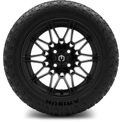 MODZ® 14" Galaxy Matte Black Wheels & Off-Road Tires Combo