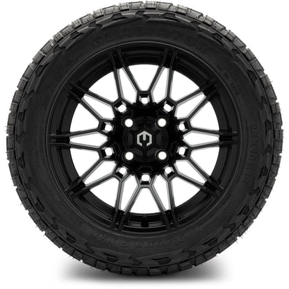 MODZ® 14" Galaxy Matte Black Wheels & Off-Road Tires Combo