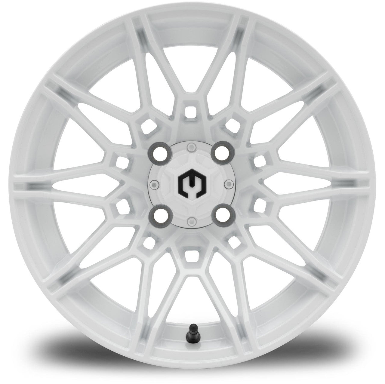 MODZ® Galaxy Glossy White 14" Golf Cart Wheel