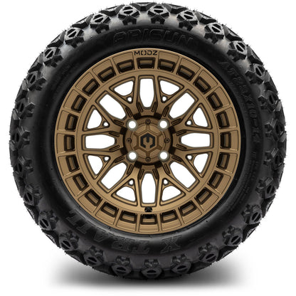 MODZ® 14" Torrent Matte Bronze Wheels & Off-Road Tires Combo