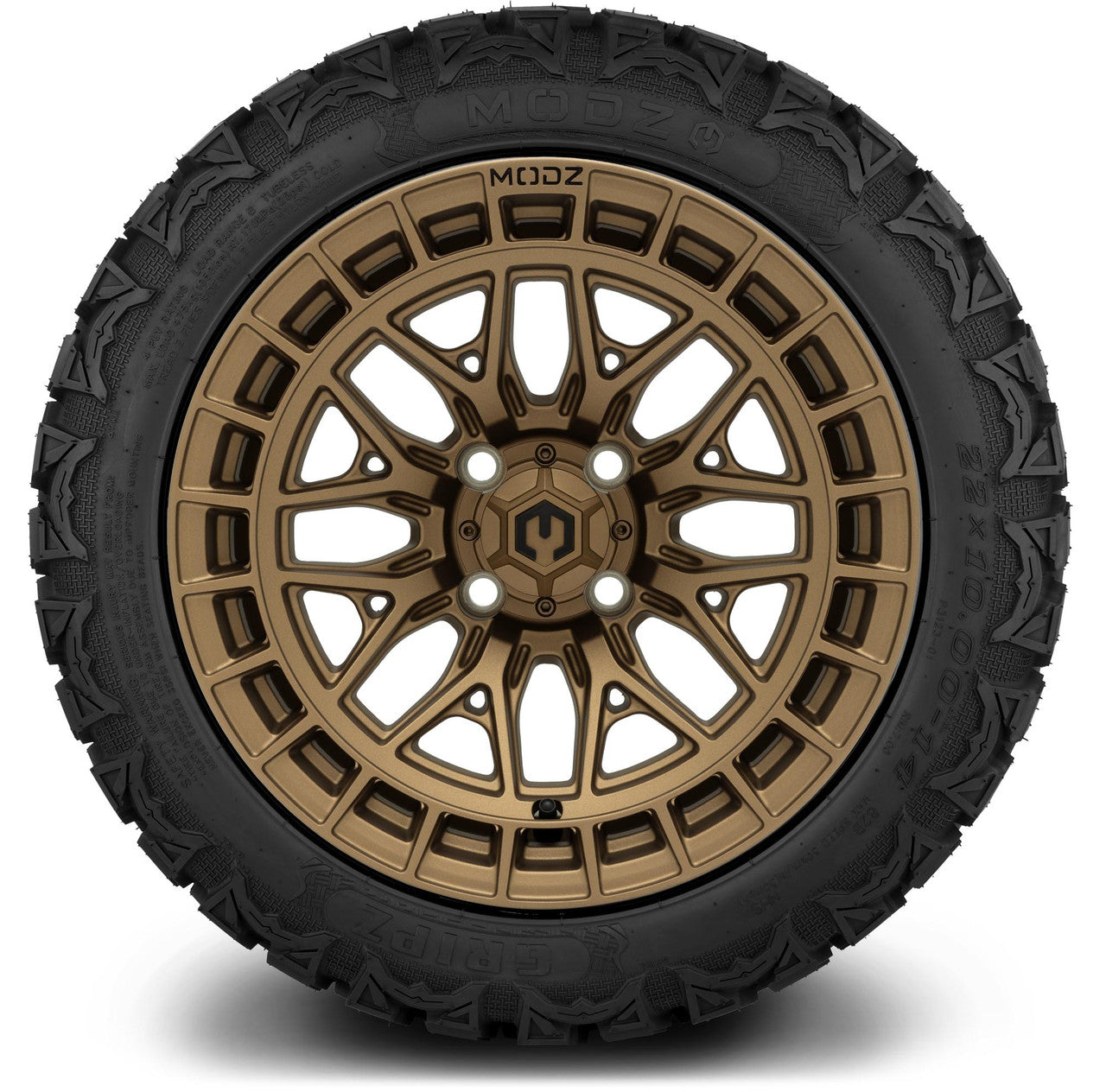 MODZ® 14" Torrent Matte Bronze Wheels & Off-Road Tires Combo
