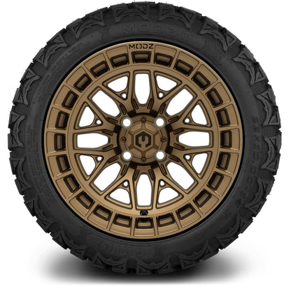 MODZ® 14" Torrent Matte Bronze Wheels & Off-Road Tires Combo