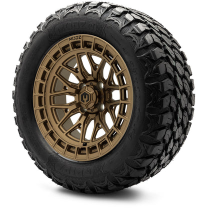 MODZ® 14" Torrent Matte Bronze Wheels & Off-Road Tires Combo