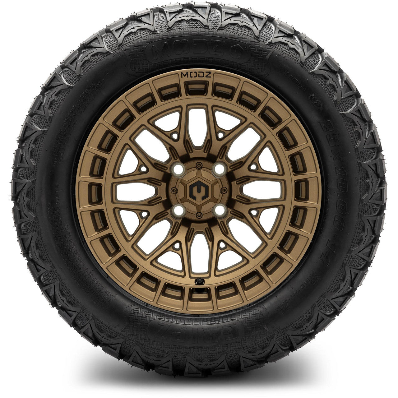 MODZ® 14" Torrent Matte Bronze Wheels & Off-Road Tires Combo