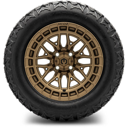 MODZ® 14" Torrent Matte Bronze Wheels & Off-Road Tires Combo
