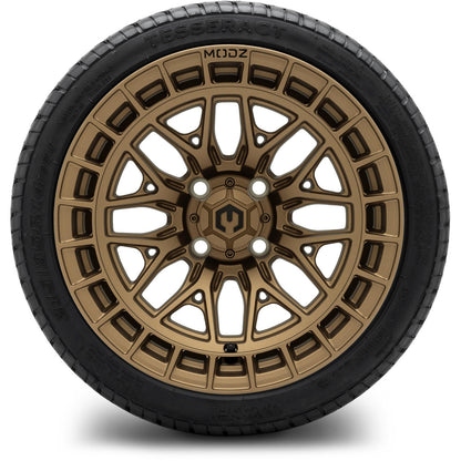 MODZ® 14" Torrent Matte Bronze Wheels & Street Tires Combo