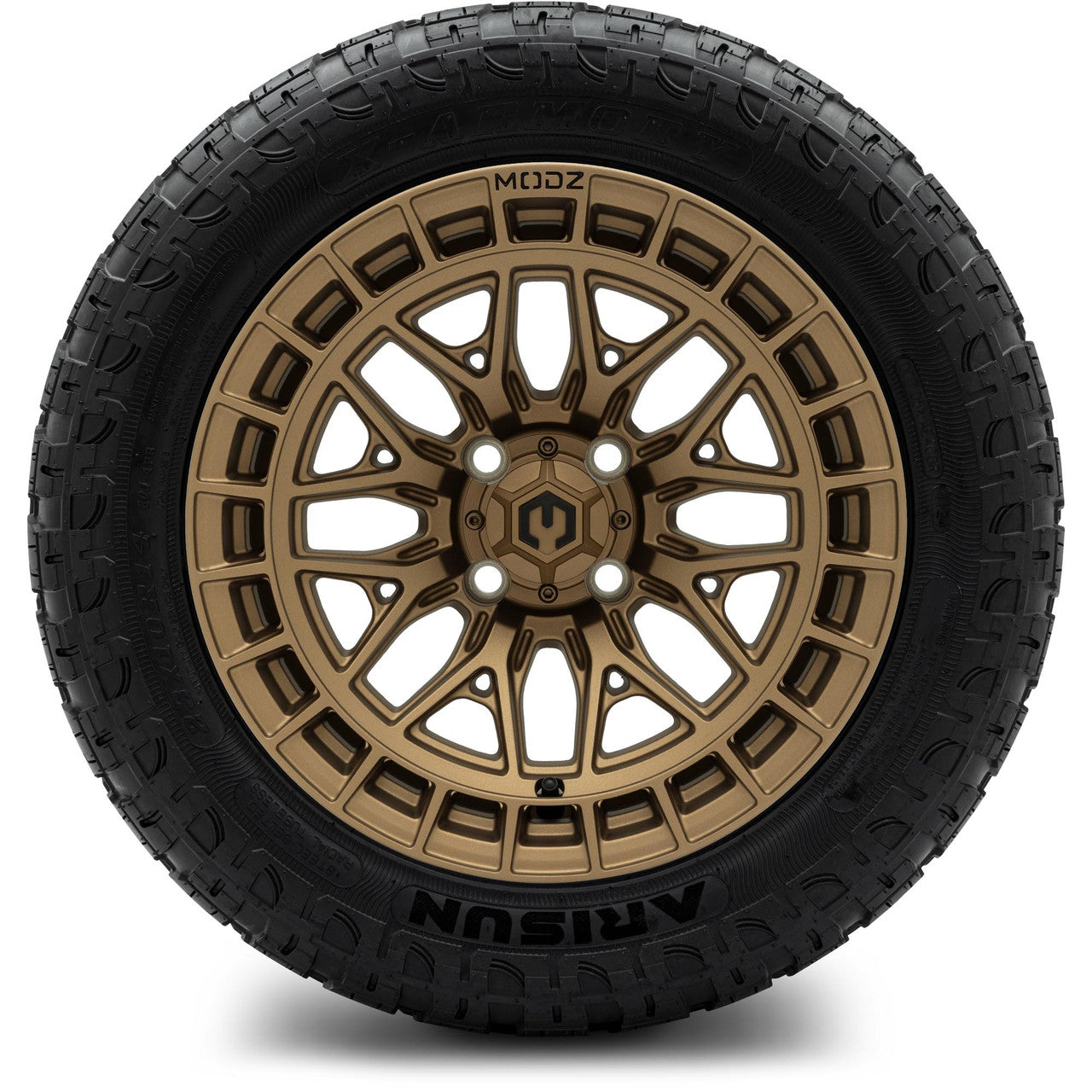 MODZ® 14" Torrent Matte Bronze Wheels & Off-Road Tires Combo