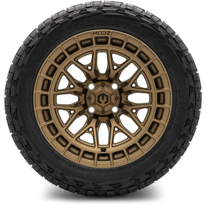 MODZ® 14" Torrent Matte Bronze Wheels & Off-Road Tires Combo
