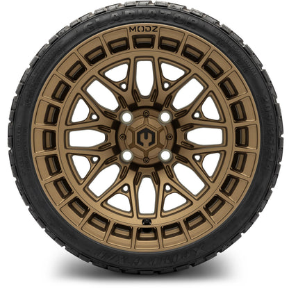 MODZ® 14" Torrent Matte Bronze Wheels & Off-Road Tires Combo