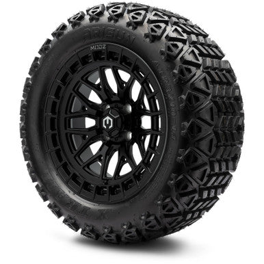 MODZ® 14" Torrent Matte Black Wheels & Off-Road Tires Combo