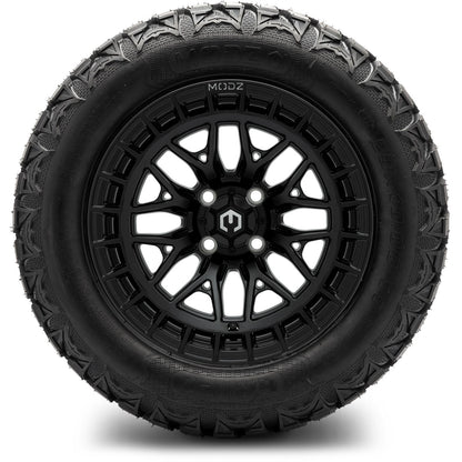 MODZ® 14" Torrent Matte Black Wheels & Off-Road Tires Combo