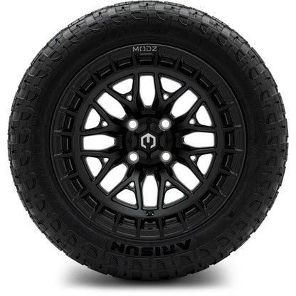 MODZ® 14" Torrent Matte Black Wheels & Off-Road Tires Combo