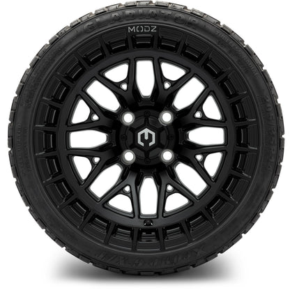 MODZ® 14" Torrent Matte Black Wheels & Off-Road Tires Combo