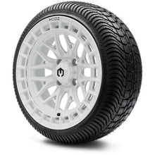 MODZ® 14" Torrent Glossy White Wheels & Street Tires Combo
