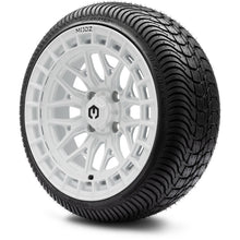 MODZ® 14" Torrent Glossy White Wheels & Street Tires Combo