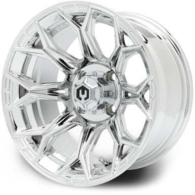 MODZ® Halo Chrome 14" Golf Cart Wheel