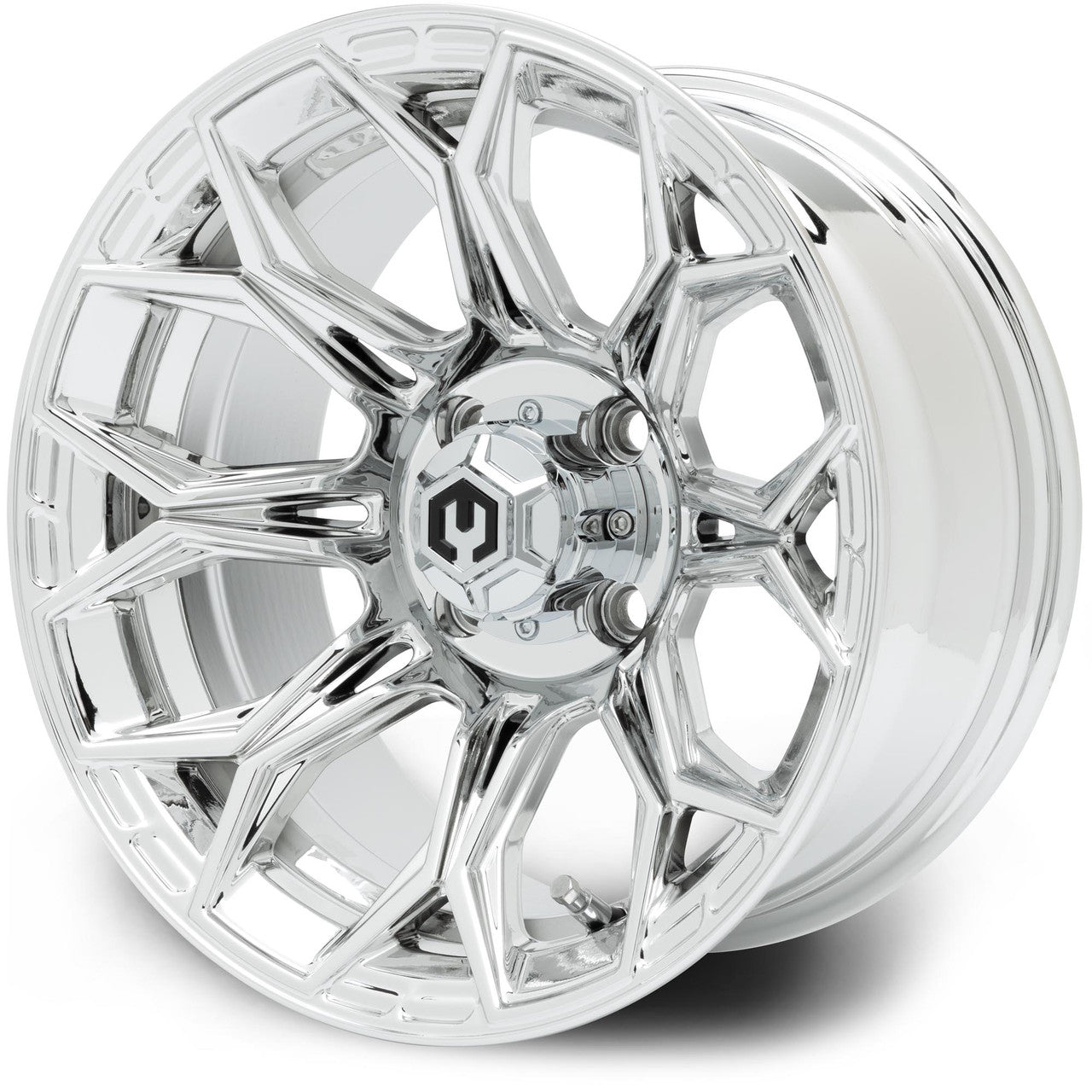 MODZ® Halo Chrome 14" Golf Cart Wheel