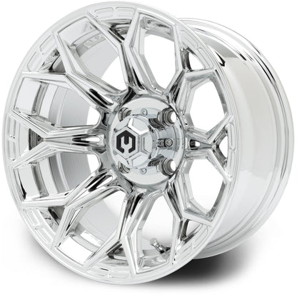 MODZ® Halo Chrome 14" Golf Cart Wheel