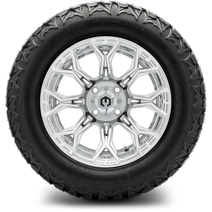 MODZ® 14" Halo Chrome Wheels & Off-Road Tires Combo