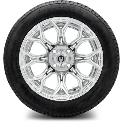 MODZ® 14" Halo Chrome Wheels & Street Tires Combo