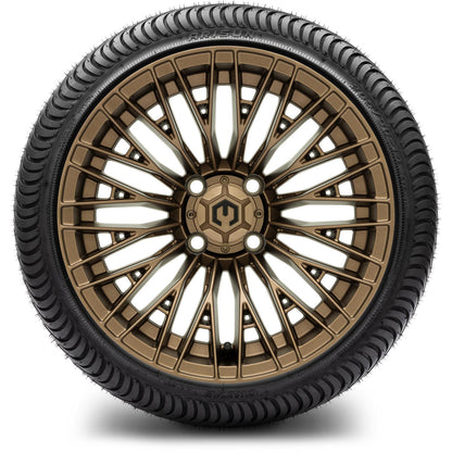 MODZ® 14" Reaper Bronze Wheels & Street Tires Combo