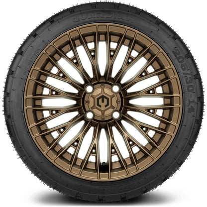 MODZ® 14" Reaper Bronze Wheels & Street Tires Combo