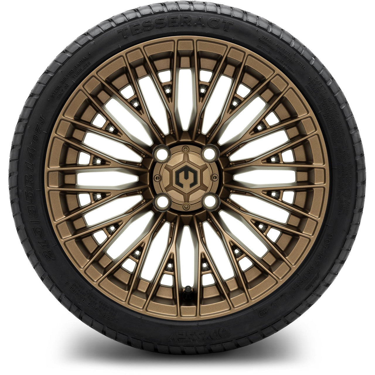 MODZ® 14" Reaper Bronze Wheels & Street Tires Combo