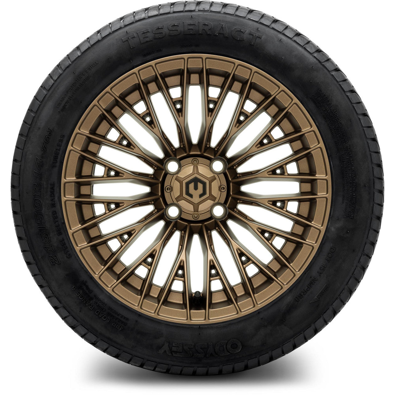 MODZ® 14" Reaper Bronze Wheels & Street Tires Combo