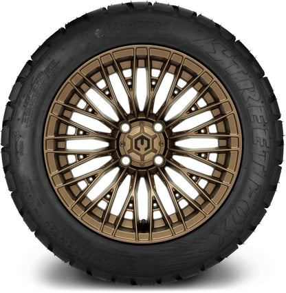 MODZ® 14" Reaper Bronze Wheels & Street Tires Combo