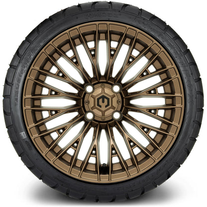 MODZ® 14" Reaper Bronze Wheels & Street Tires Combo