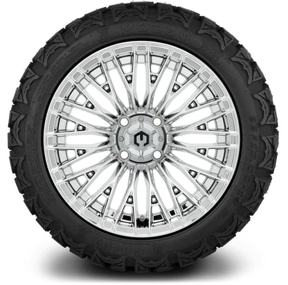 MODZ® 14" Reaper Chrome Wheels & Off-Road Tires Combo
