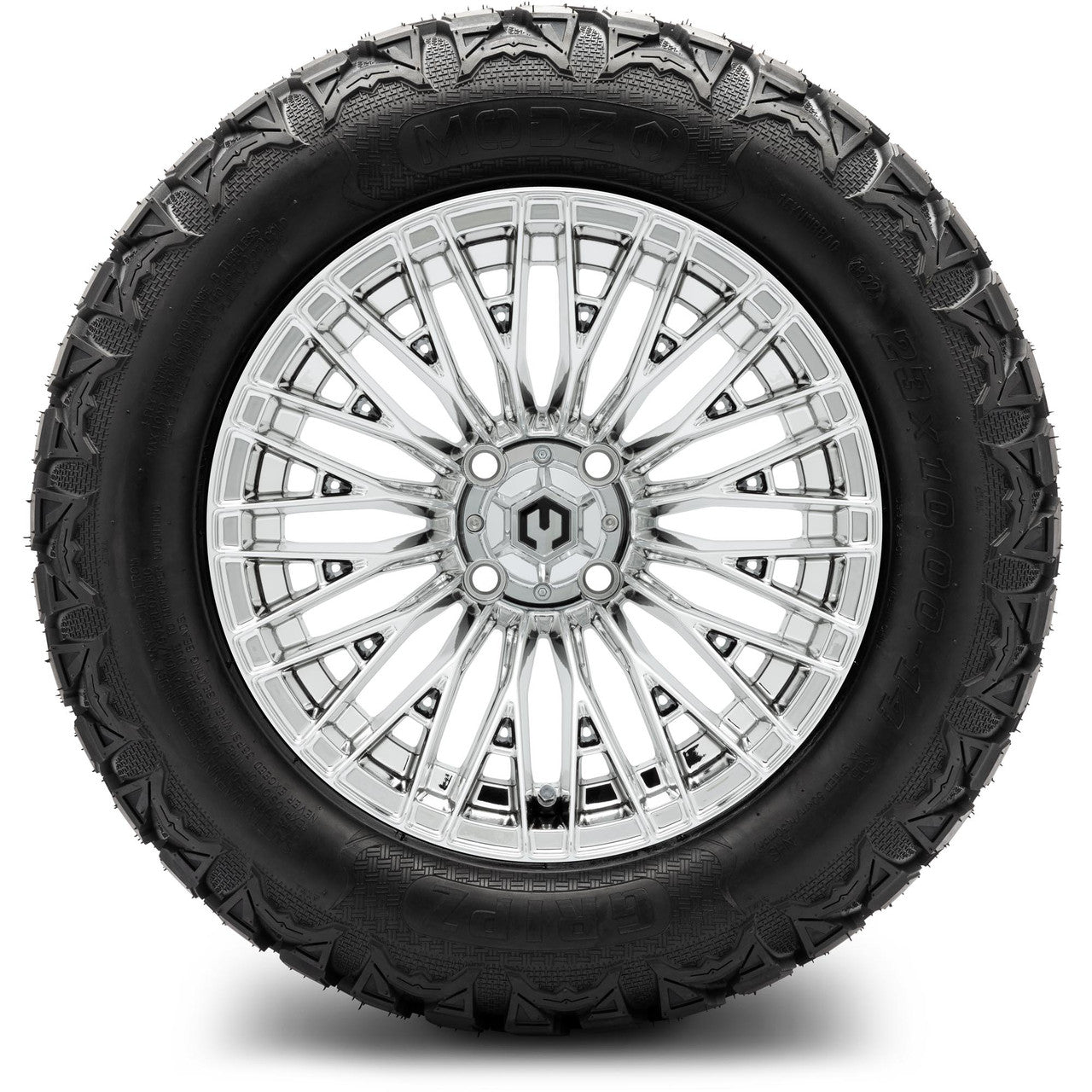 MODZ® 14" Reaper Chrome Wheels & Off-Road Tires Combo