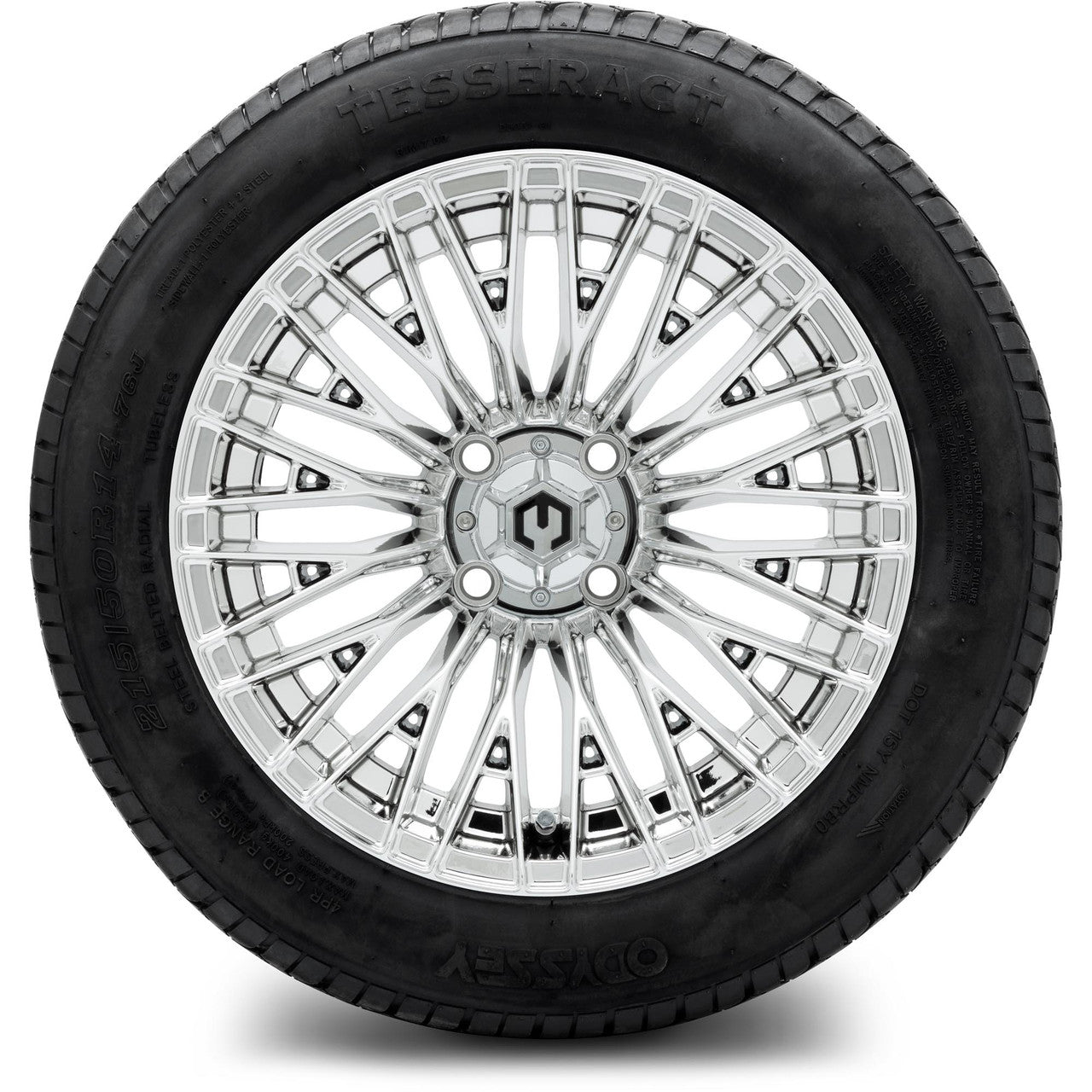 MODZ® 14" Reaper Chrome Wheels & Street Tires Combo