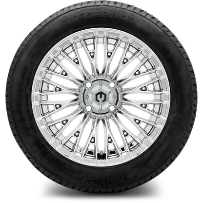 MODZ® 14" Reaper Chrome Wheels & Street Tires Combo
