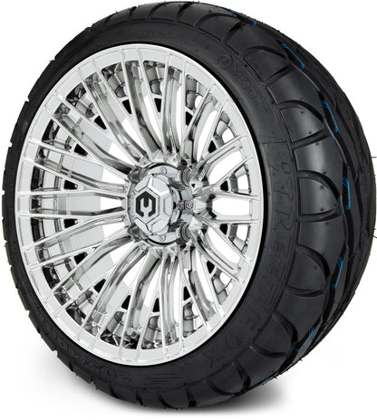 MODZ® 14" Reaper Chrome Wheels & Street Tires Combo