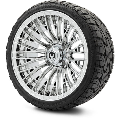 MODZ® 14" Reaper Chrome Wheels & Off-Road Tires Combo