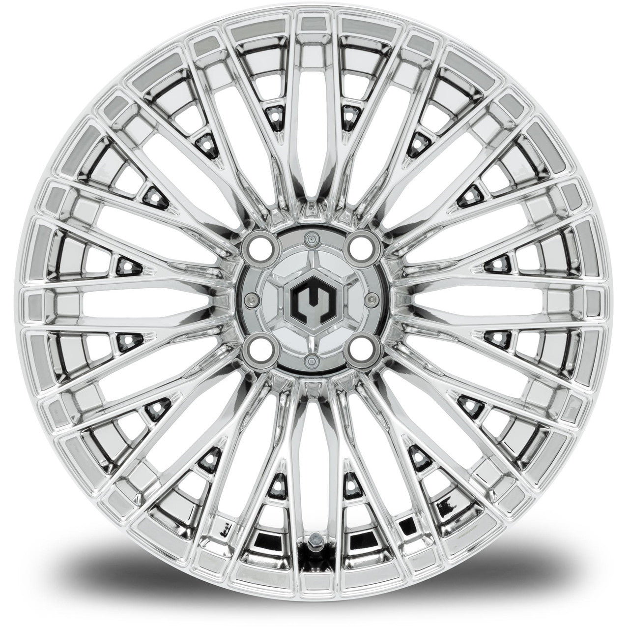 MODZ® Reaper Chrome 14" Golf Cart Wheel
