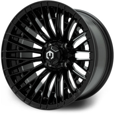MODZ® Reaper Glossy Black 14" Golf Cart Wheel