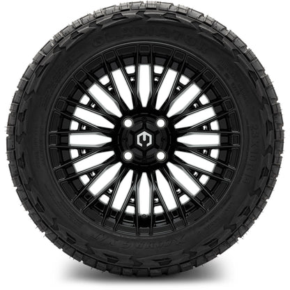 MODZ® 14" Reaper Glossy Black Wheels & Off-Road Tires Combo