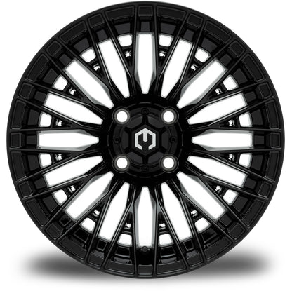MODZ® Reaper Glossy Black 14" Golf Cart Wheel