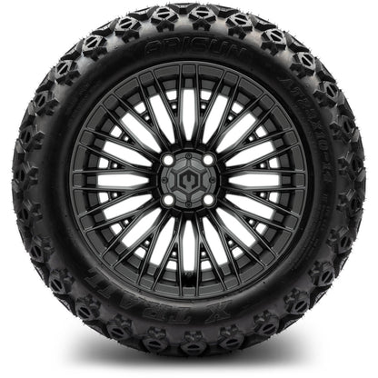 MODZ® 14" Reaper Titanium Gunmetal Wheels & Off-Road Tires Combo
