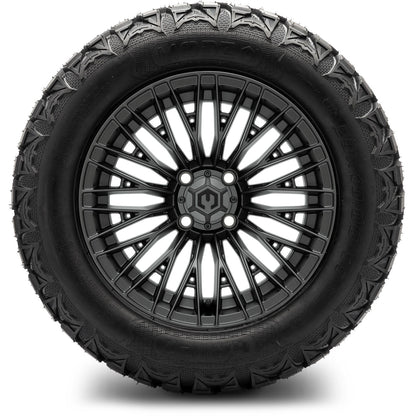 MODZ® 14" Reaper Titanium Gunmetal Wheels & Off-Road Tires Combo